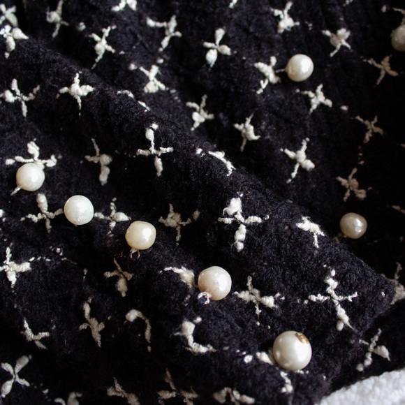 Rare Chanel Vintage 1983 Karl Black Jacket Suit - Picture 9 of 13